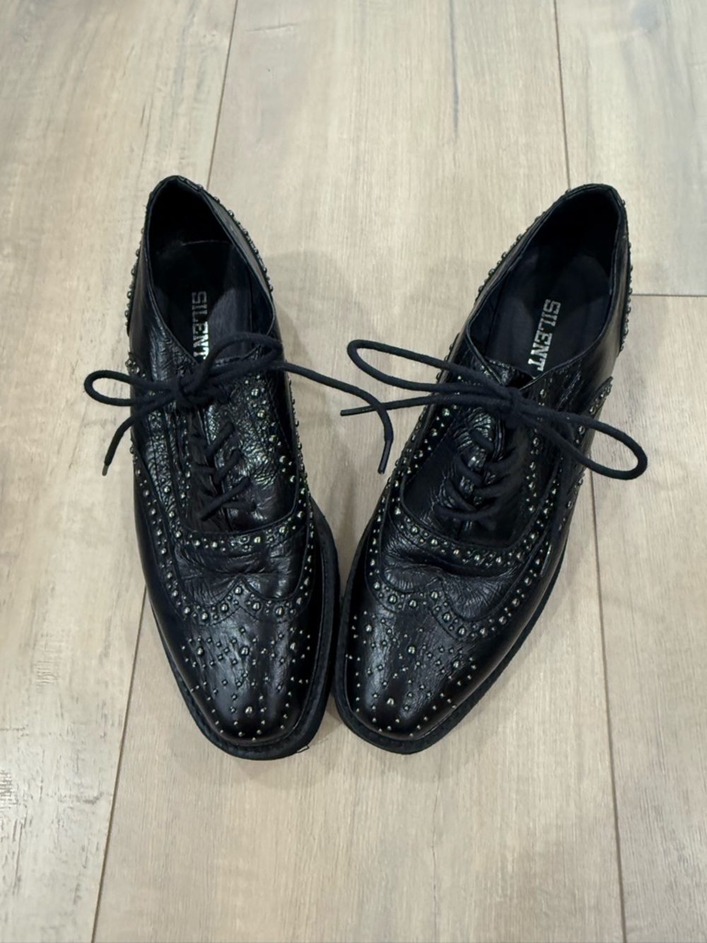 Silent D Tile Platform Oxfords size 39- 8/8.5